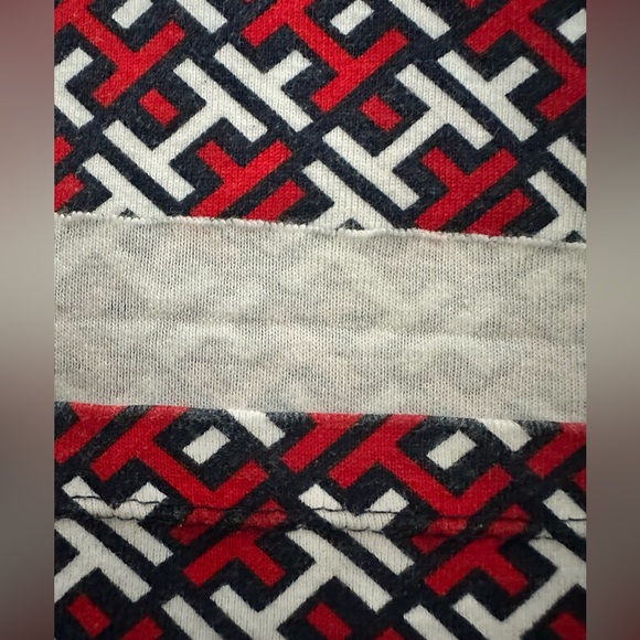 Tommy Hilfiger Women's Front Zip Printed Polo Shirt Size M - Picture 10 of 12
